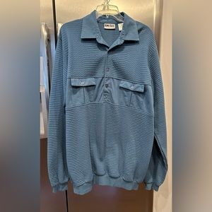 Men’s King Size Brand Knit Blue Pullover size XL tall
